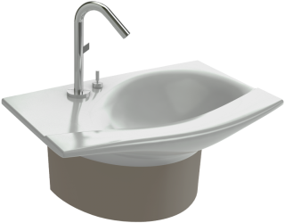 Полупьедестал для раковины - столешницы  Jacob Delafon STILLNESS E75628-CHM